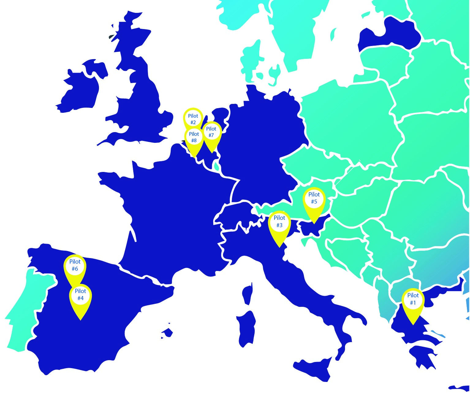 mapa pilotos